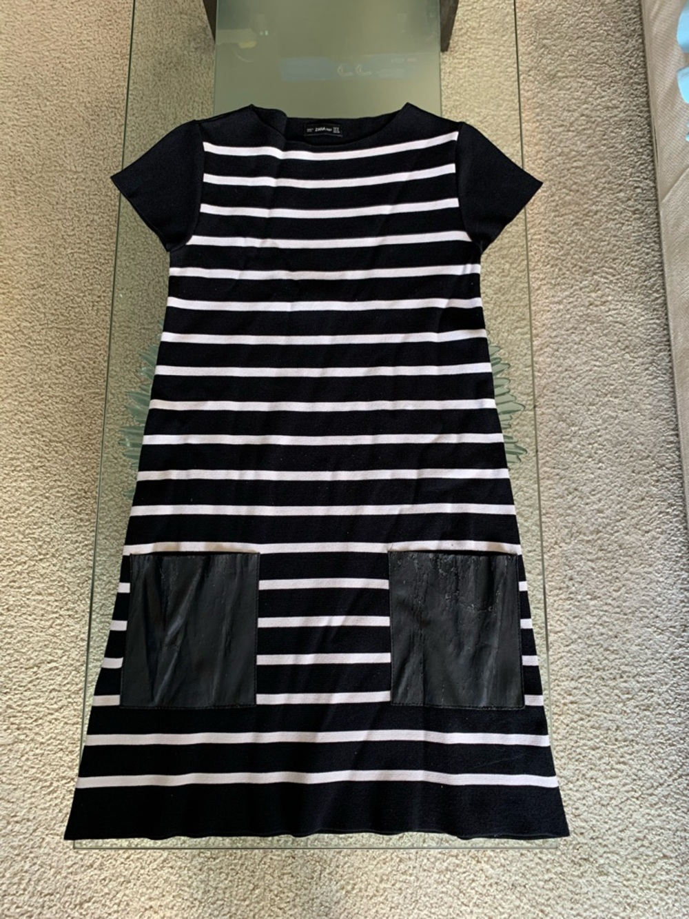 💜 Zara Knit Dress with Pockets